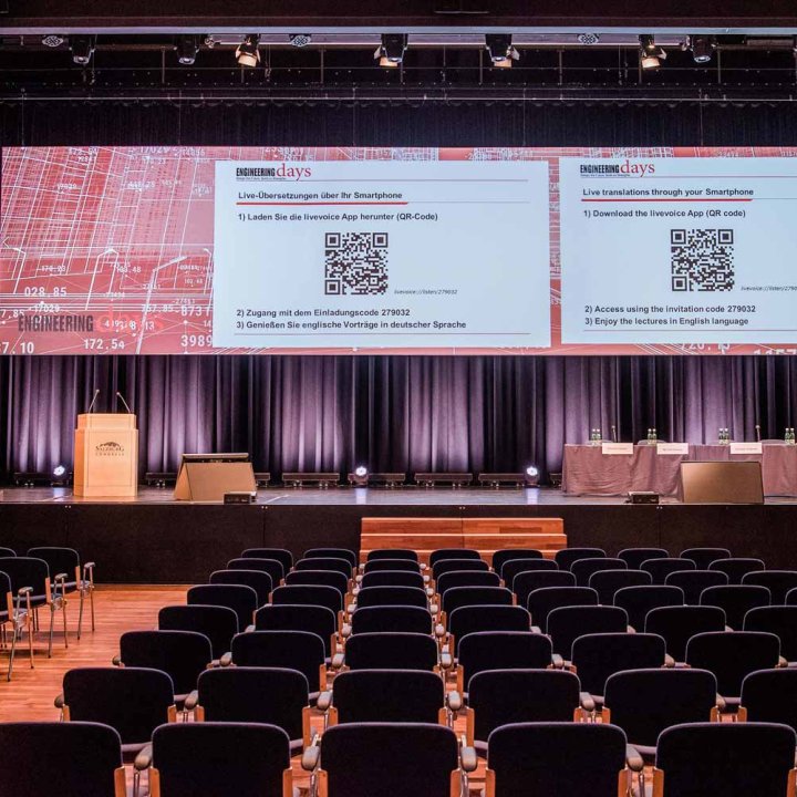 Engineering Days 2022 großer Vortragssaal